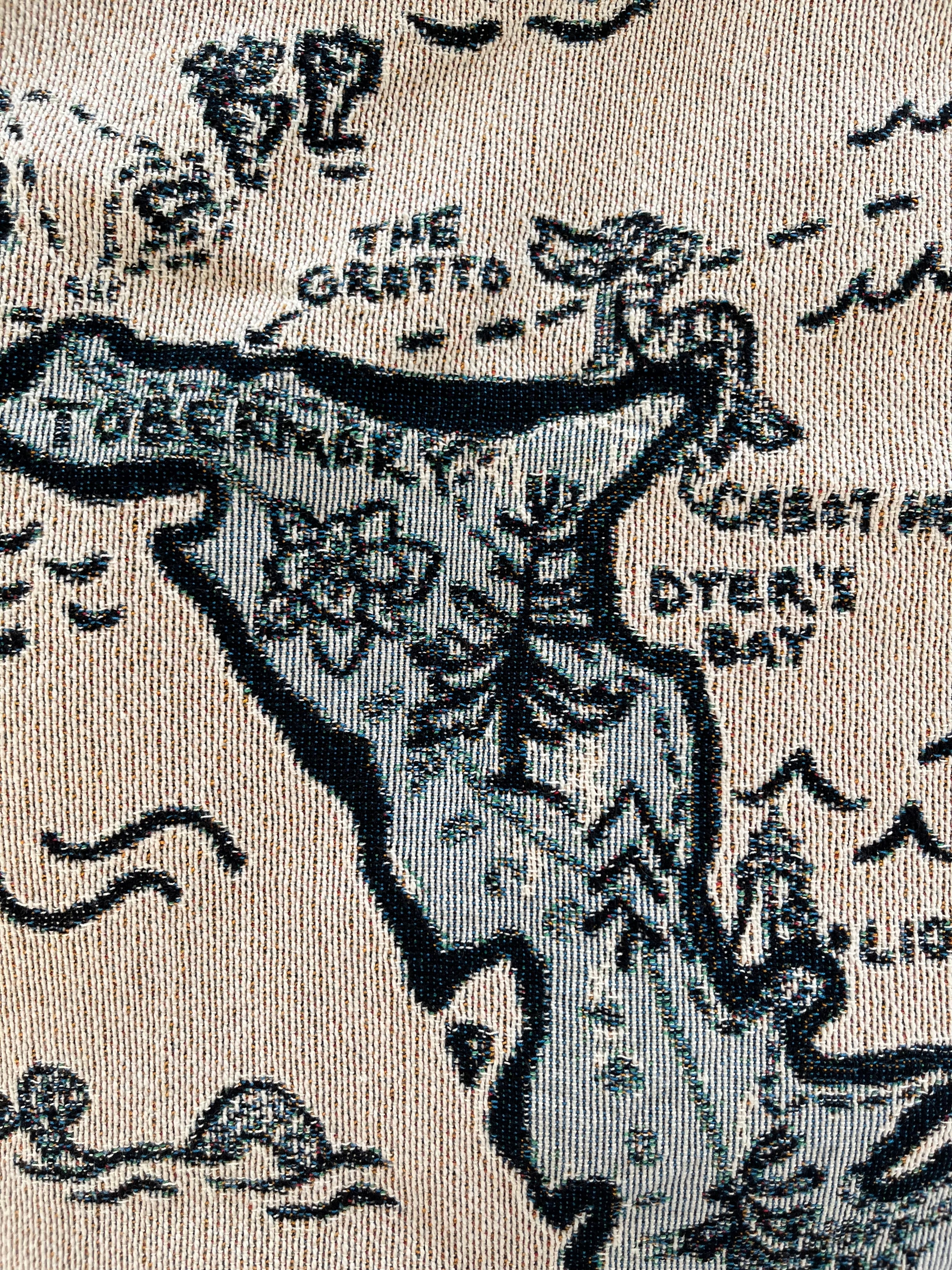 Woven Map Blanket | GBAYCo. Pointe Au Baril Edition