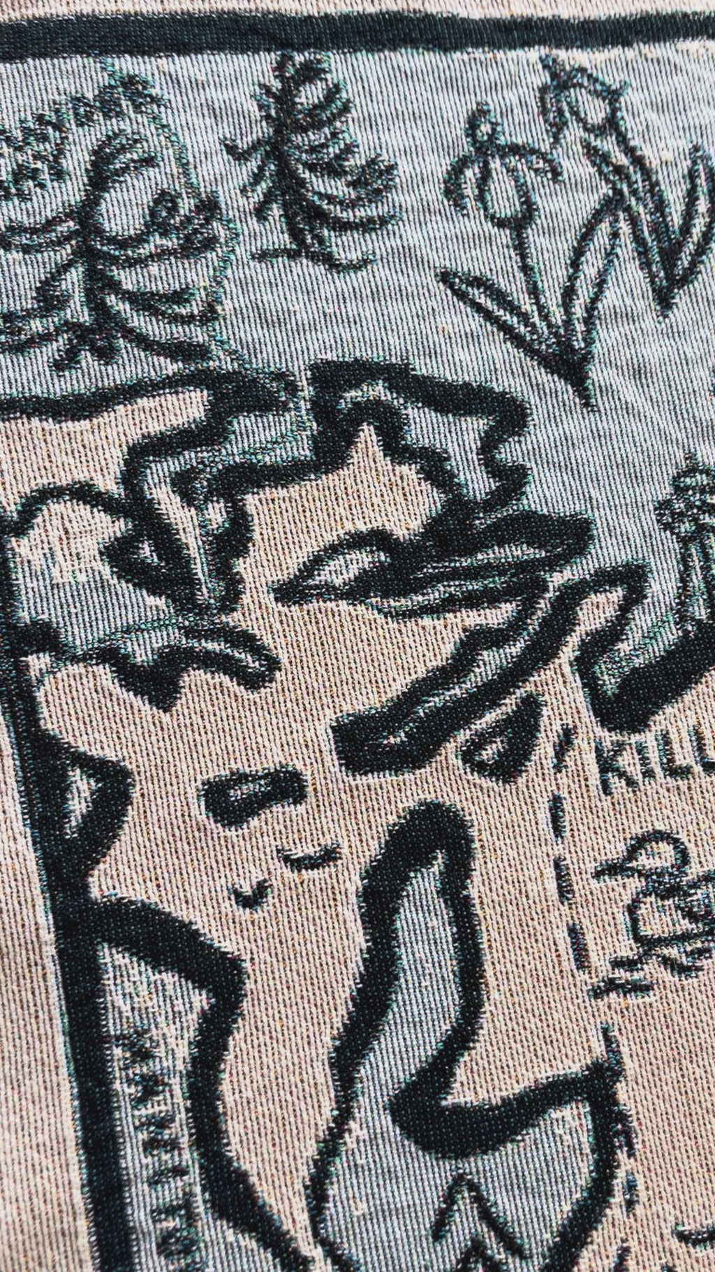 Woven Map Blanket | GBAYCo. Pointe Au Baril Edition